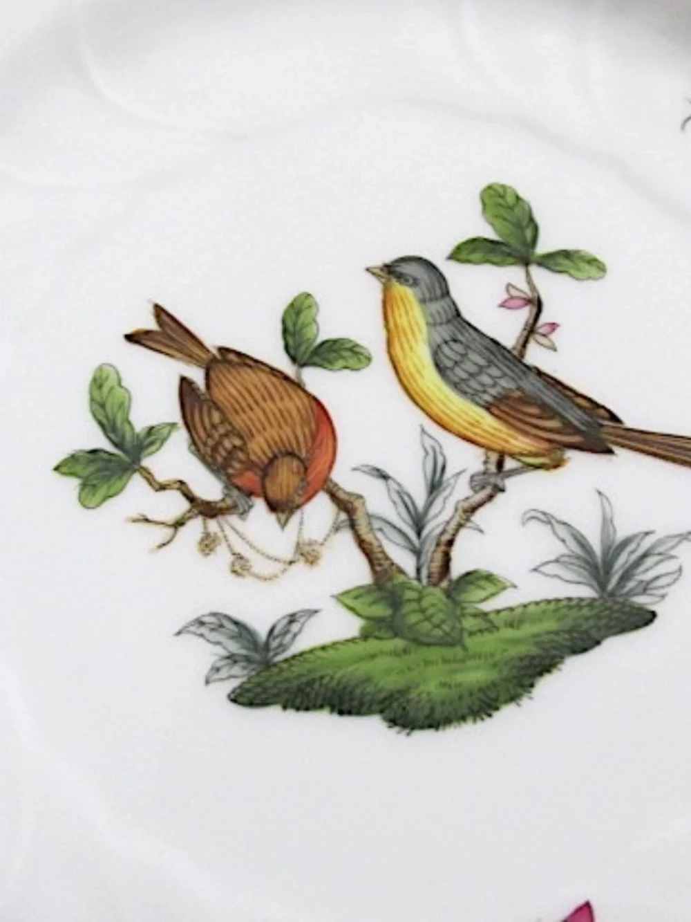 VTG Herend Porcelain Bread&Butter Plate, Rothchild Motif 7 - Picture 8 of 10